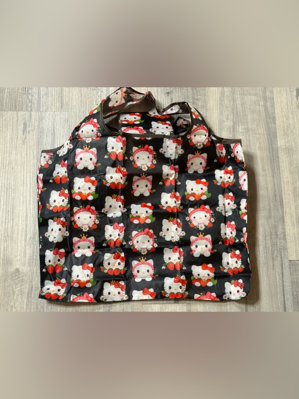 Hello Kitty Reusable Foldable Shopping Bag 15x20